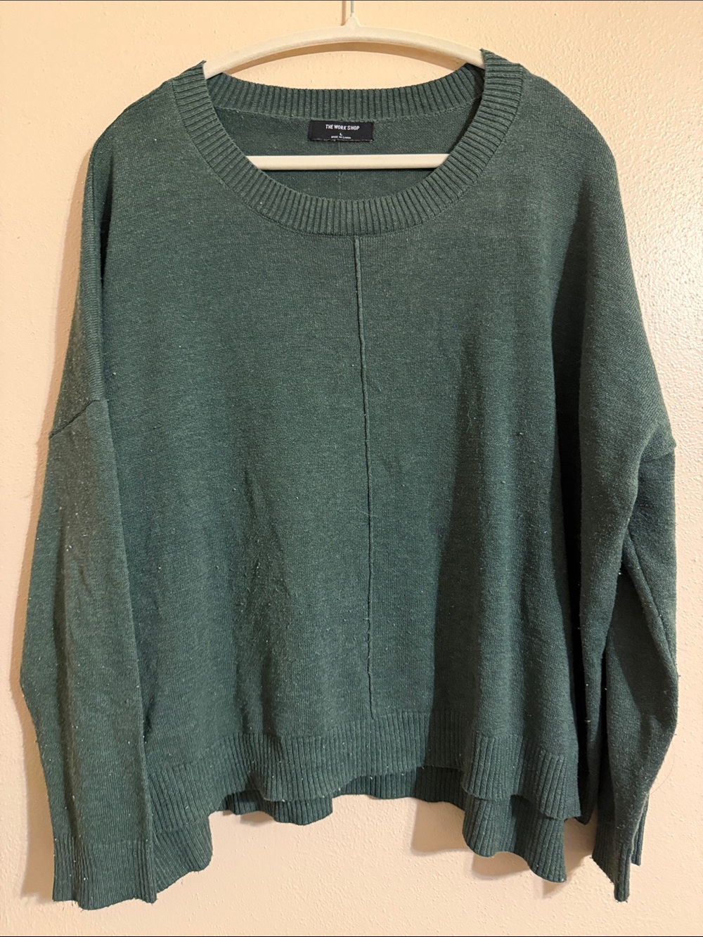 Women’s Dark Green Crewneck Sweater